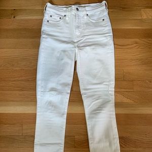 J.Crew White Skinny Jeans